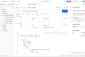 create your rest API crud application with json response