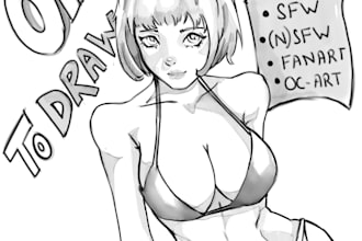 make you oc, sfw art, nsfw art, fan art