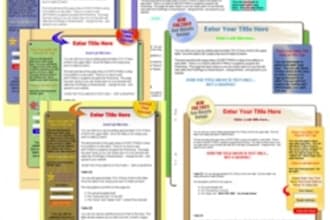 sell 45 Squeeze Pages with Resell Rights