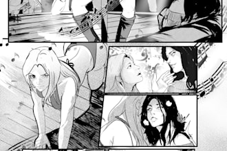 creat nsfw and sfw comic pages with your characters