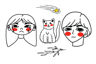 draw vector line art or doodle illustration
