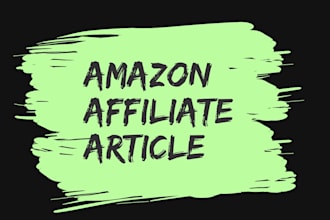 write the best amazon affiliate articles for your website