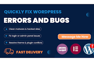 fix wordpress and woocommerce issues fast