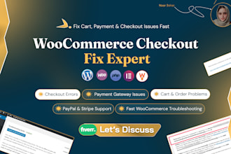 fix woocommerce checkout, payment and cart issues