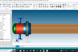 carry out pressure vessel and heat exchanger calculations