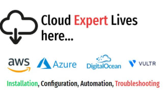 fix or install your server in AWS, azure, digital ocean