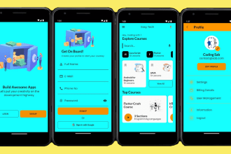 design flutter apps for android and ios