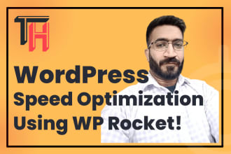 wordpress website speed optimization using wp rocket