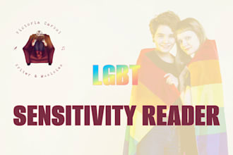 be your lgbt sensitivity reader for your novel
