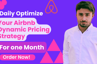 optimize your airbnb dynamic pricings daily for one month