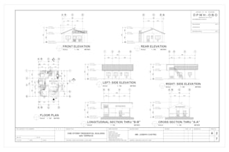 do 2d cad drawing for residential and commercial building