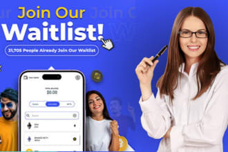 waitlist landing page, coming soon page, lead magnet, and landing page