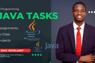 write your java code, assignments, in class and projects