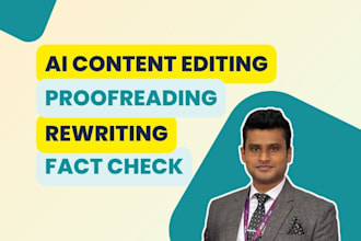 rewrite and proof read chatgpt and ai content