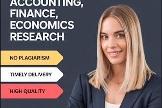 do business writing, accounting, finance, economics essay