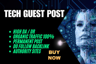 write and guest post on tech and gaming with high da authority backlink