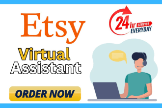 be your expert etsy virtual assistant elevate sales listing SEO
