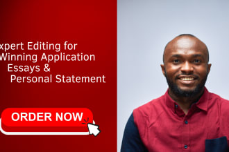 carefully edit personal statement, statement of purpose, or motivation letter