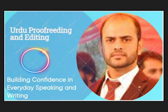 do proofreading and translations in urdu and english