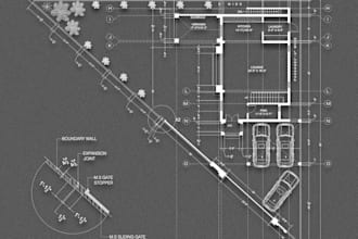 do autocad architectural drafting, blueprint, office layout, and 2d floor plan