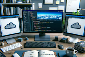 develop dotnet backend and rest apis with azure integration