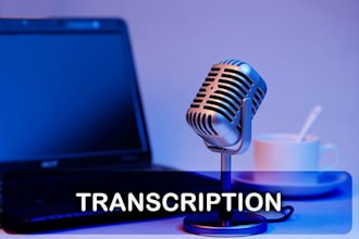 transcribe an audio or video file