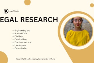 craft a legal advice, law essay after well orchestrated legal research