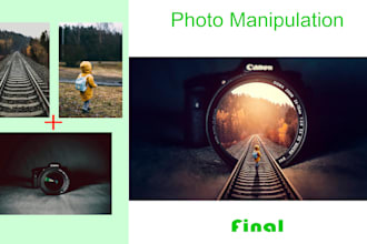 edit or manipulate composite and photoshop editing
