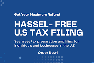 prepare and e file your USA business and individual taxes with ease