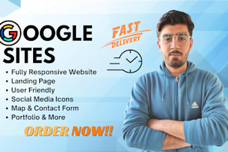 design a modern, responsive google sites website for your brand