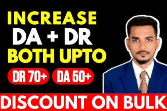 increase domain rating ahrefs ahrefs DR, moz da upto 70