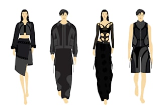 create digital fashion illustration