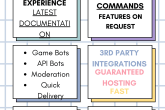 create cheap custom discord bots tailored for you