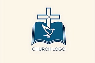 create minimalist business, religious, church, or ministry logo design