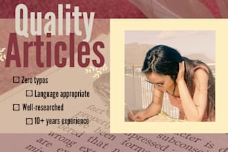 write you an article