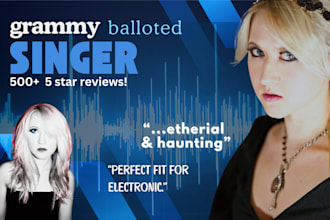 be your edm, pop or electronic track singer