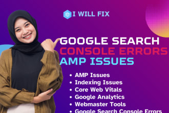 fix google search console errors and indexing errors