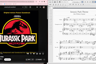 make an arrangement for 2 or more instruments
