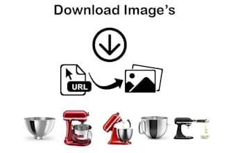bulk download all images from the urls