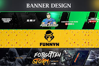 design a professional youtube banner and icon, channel art using ai in 12 hours
