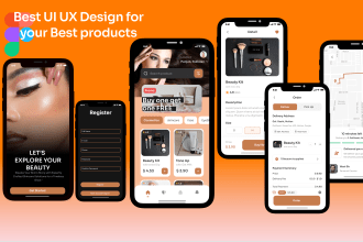 design UI UX mobile app wireframe banners ad mockup website for you