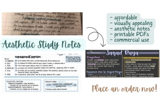 make your notes aesthetic for easier studying