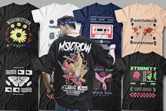 do create merch tshirts design