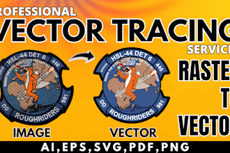 vector tracing, vectorize, vector trace, logo to vector,