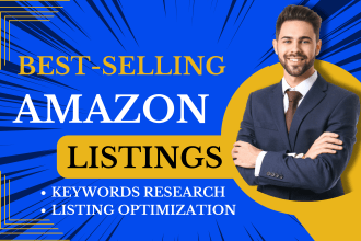 create amazon product listing descriptions and seo amazon listing optimization