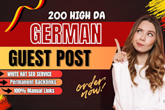 do SEO backlinks through german guest posts high da german link building
