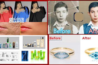 do image editing, background remove,image retuching, clipping path