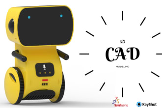 do cad design ,2d drawing 3d printing files using solidworks