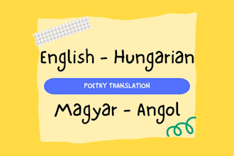 translate poetry between english and hungarian