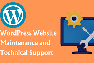provide website maintenance and support for your website